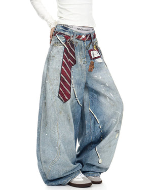 VILZSTUDIOS Urban baggy jeans designed for streetwear fashion