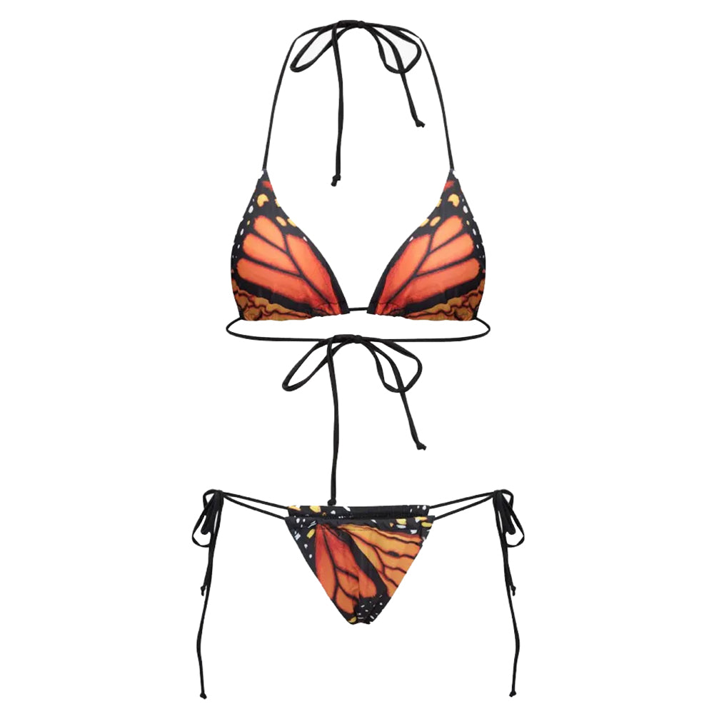 VILZSTUDIOS Vibrant butterfly wing bikini set for summer fashion