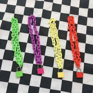 VILZSTUDIOS Vibrant chain accessory necklace from VILZSTUDIOS