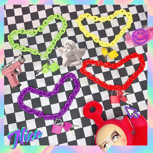 VILZSTUDIOS Vibrant chain accessory necklace from VILZSTUDIOS