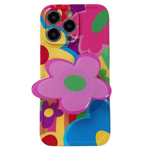 VILZSTUDIOS colorful flower iPhone case