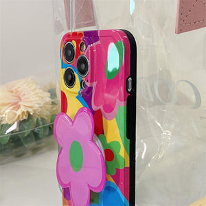 VILZSTUDIOS colorful flower iPhone case