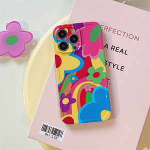 VILZSTUDIOS colorful flower iPhone case