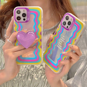 VILZSTUDIOS Indie aesthetic phone case with heart design