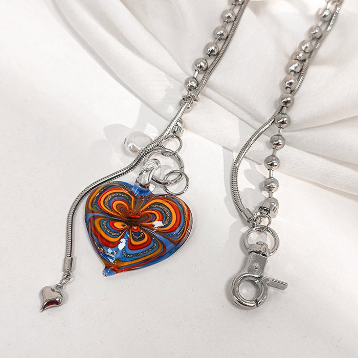 VILZSTUDIOS Stylish heart pendant necklace