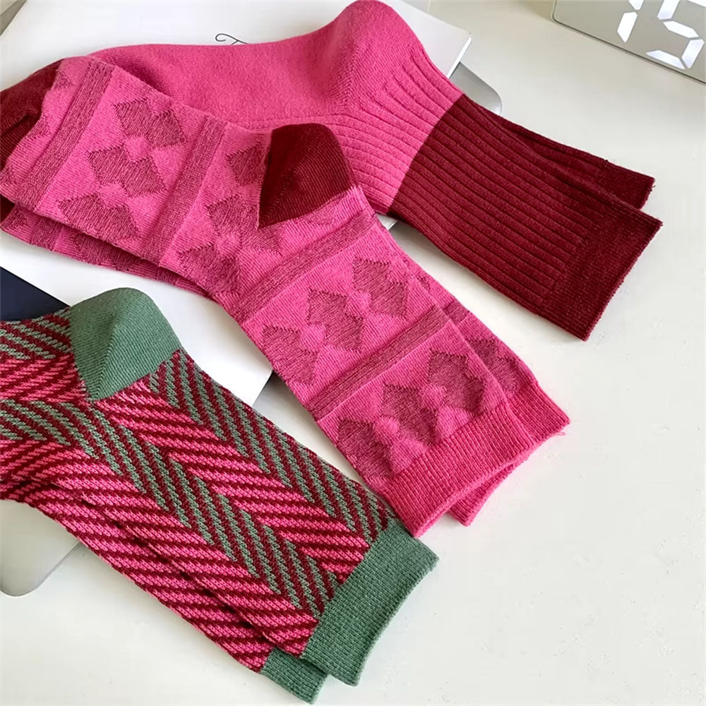 VILZSTUDIOS Colorful patterned socks for casual wear