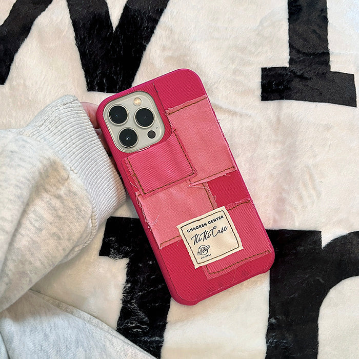 VILZSTUDIOS Vibrant patchwork iPhone case