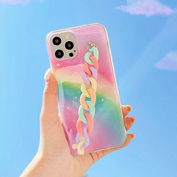 VILZSTUDIOS Stylish phone case with colorful chain design