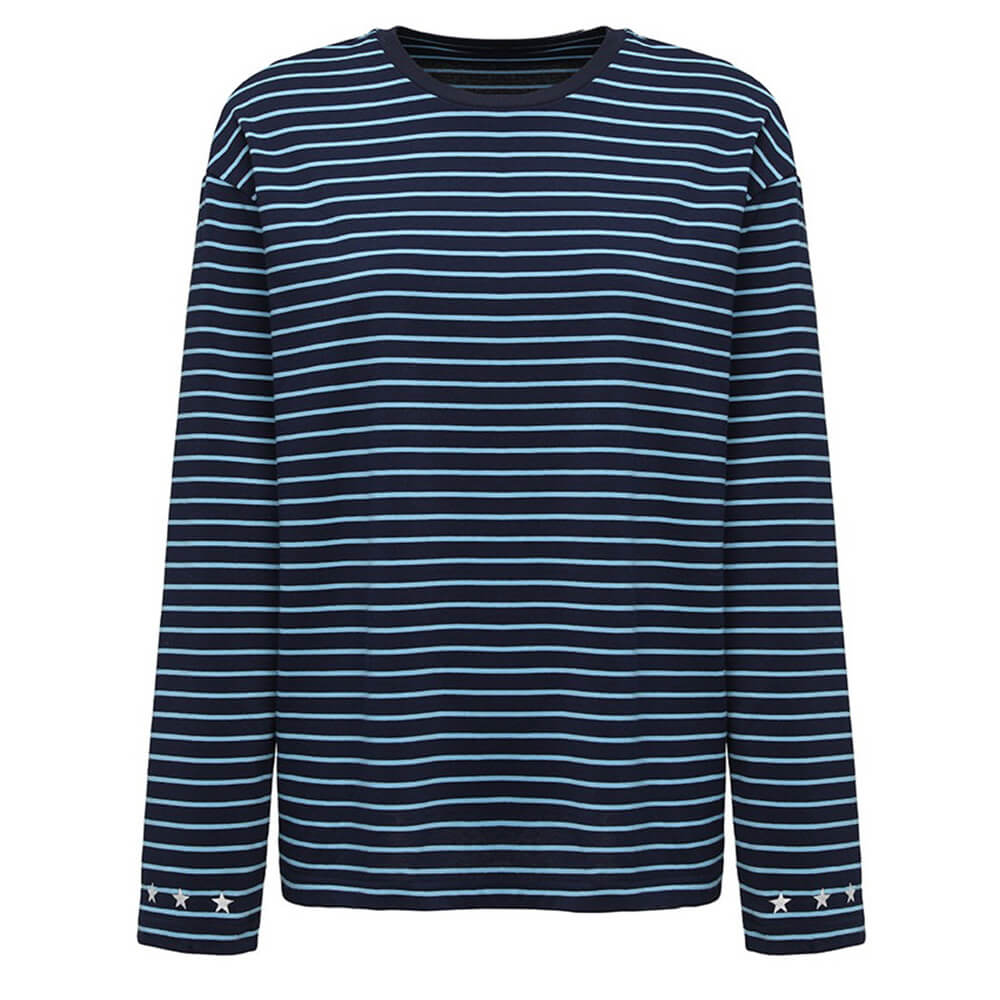 VILZSTUDIOS Vibrant striped long sleeve shirt with star details