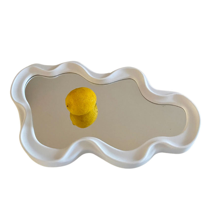 VILZSTUDIOS Stylish wavy asymmetrical mirror for home decor