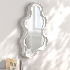 VILZSTUDIOS Stylish wavy asymmetrical mirror for home decor