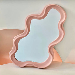 VILZSTUDIOS Stylish wavy asymmetrical mirror for home decor