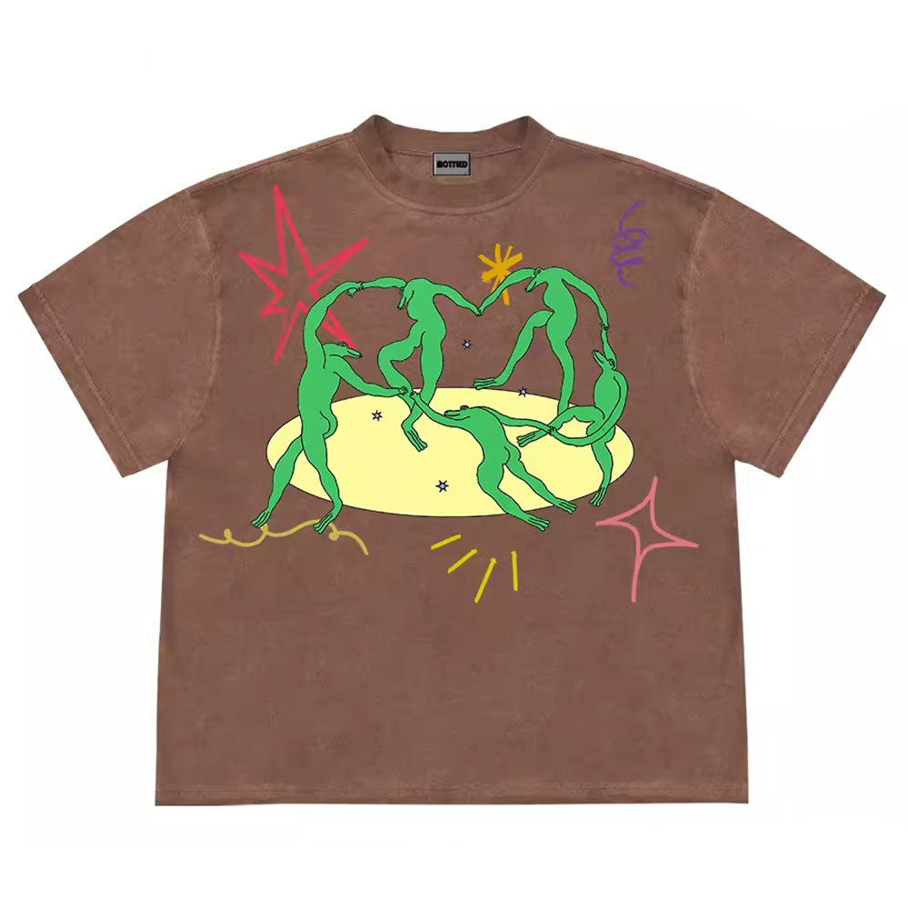VILZSTUDIOS Graphic t-shirt featuring a whimsical alien design