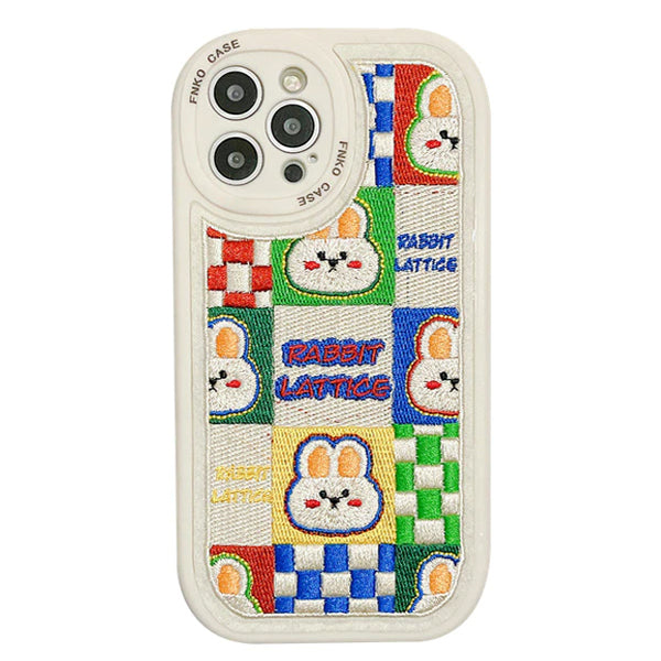 VILZSTUDIOS Stylish iPhone case with animal embroidery design