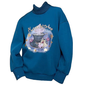 VILZSTUDIOS Printed sweatshirt with whimsical design and comfortable fit
