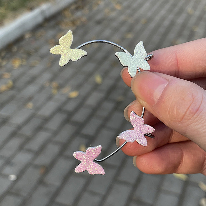 VILZSTUDIOS Whimsical butterfly ear cuff