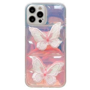 VILZSTUDIOS Stylish butterfly laser iPhone case