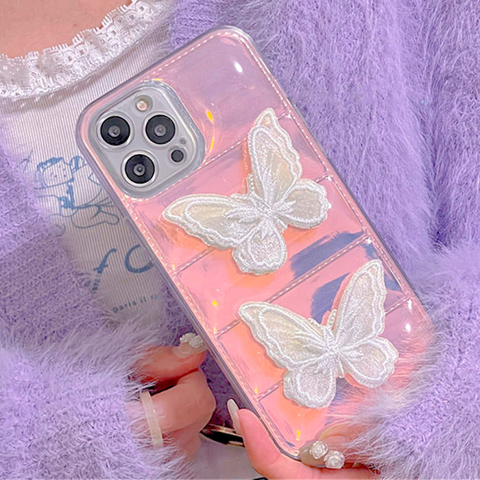 VILZSTUDIOS Stylish butterfly laser iPhone case