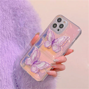 VILZSTUDIOS Stylish butterfly laser iPhone case