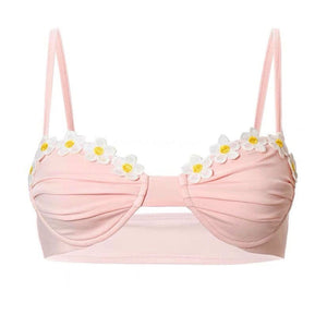 VILZSTUDIOS Floral bralette top from VILZSTUDIOS