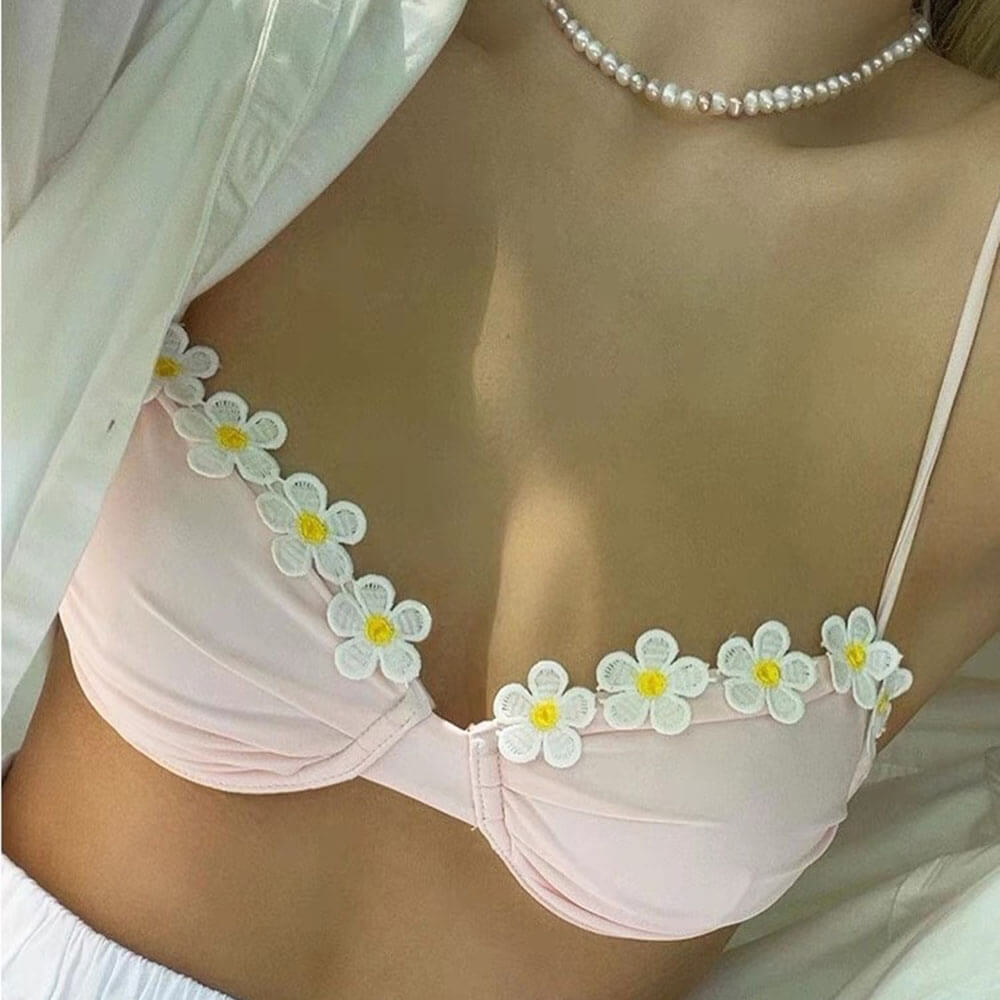 VILZSTUDIOS Floral bralette top from VILZSTUDIOS