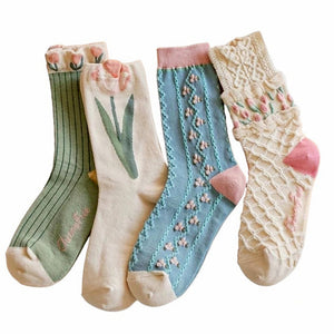 VILZSTUDIOS Generic floral socks