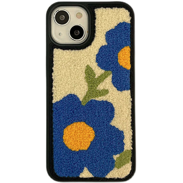 VILZSTUDIOS Floral teddy phone case for stylish protection