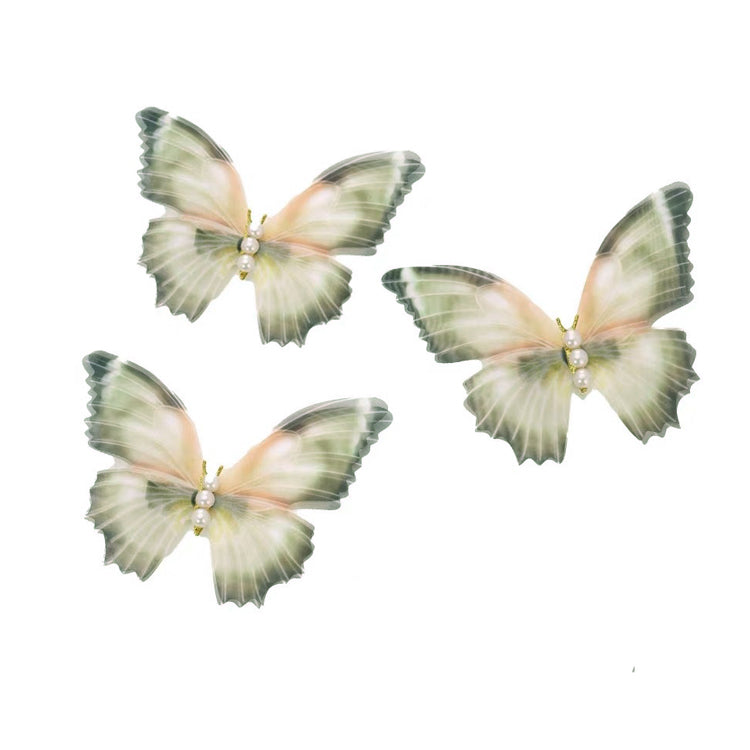 VILZSTUDIOS Butterfly hair clips set of three
