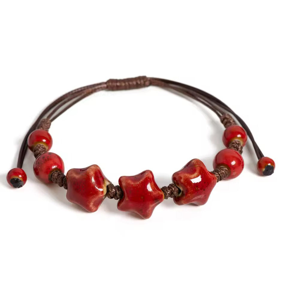 VILZSTUDIOS Stylish bracelet featuring star and round beads