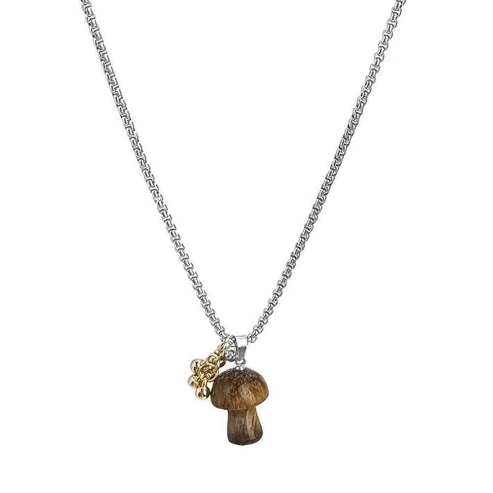 VILZSTUDIOS Whimsical Mushroom Charm Pendant Necklace product image