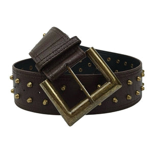 VILZSTUDIOS Wide Belt with Square Buckle and Studs product image