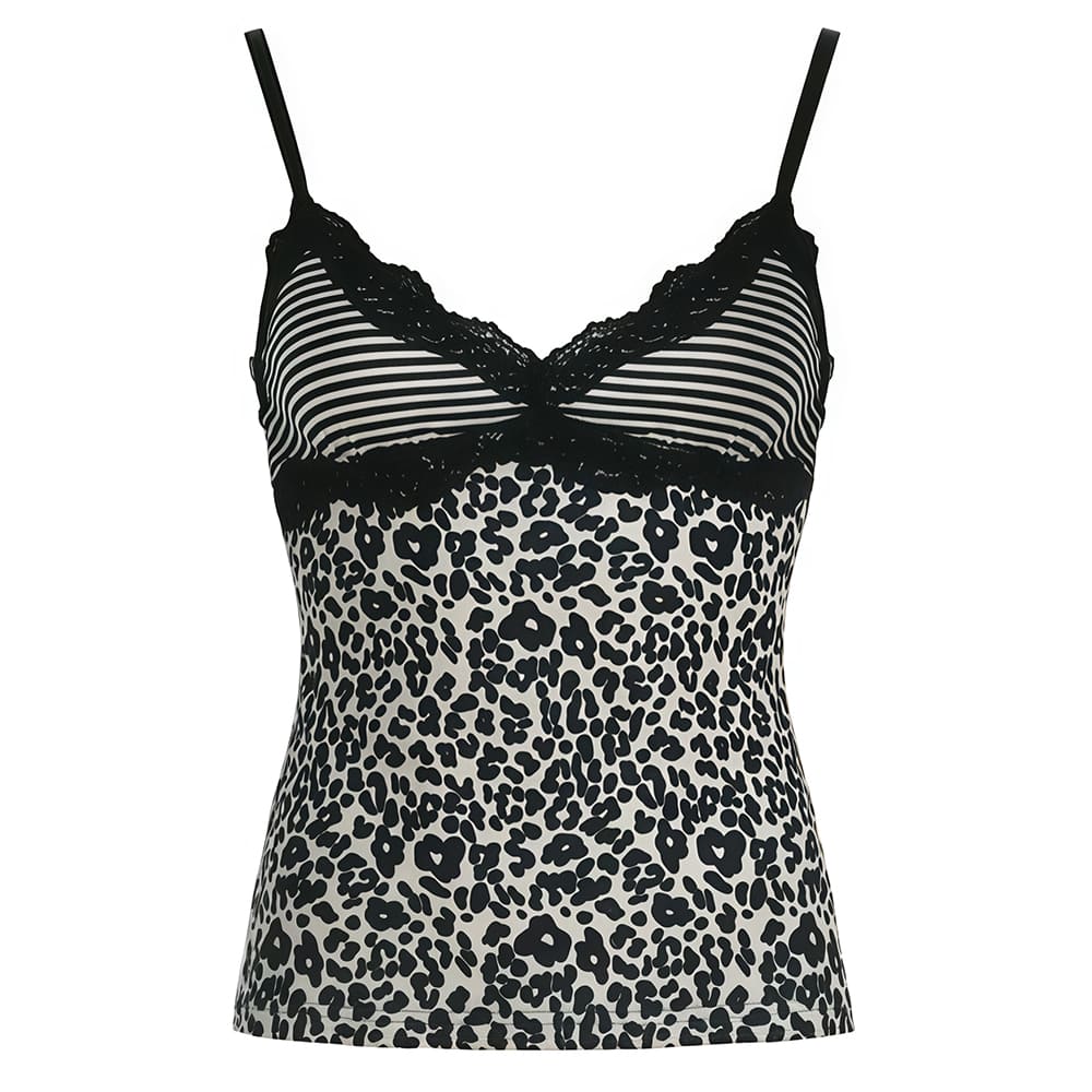 VILZSTUDIOS Stylish animal print tank top for trendy fashion