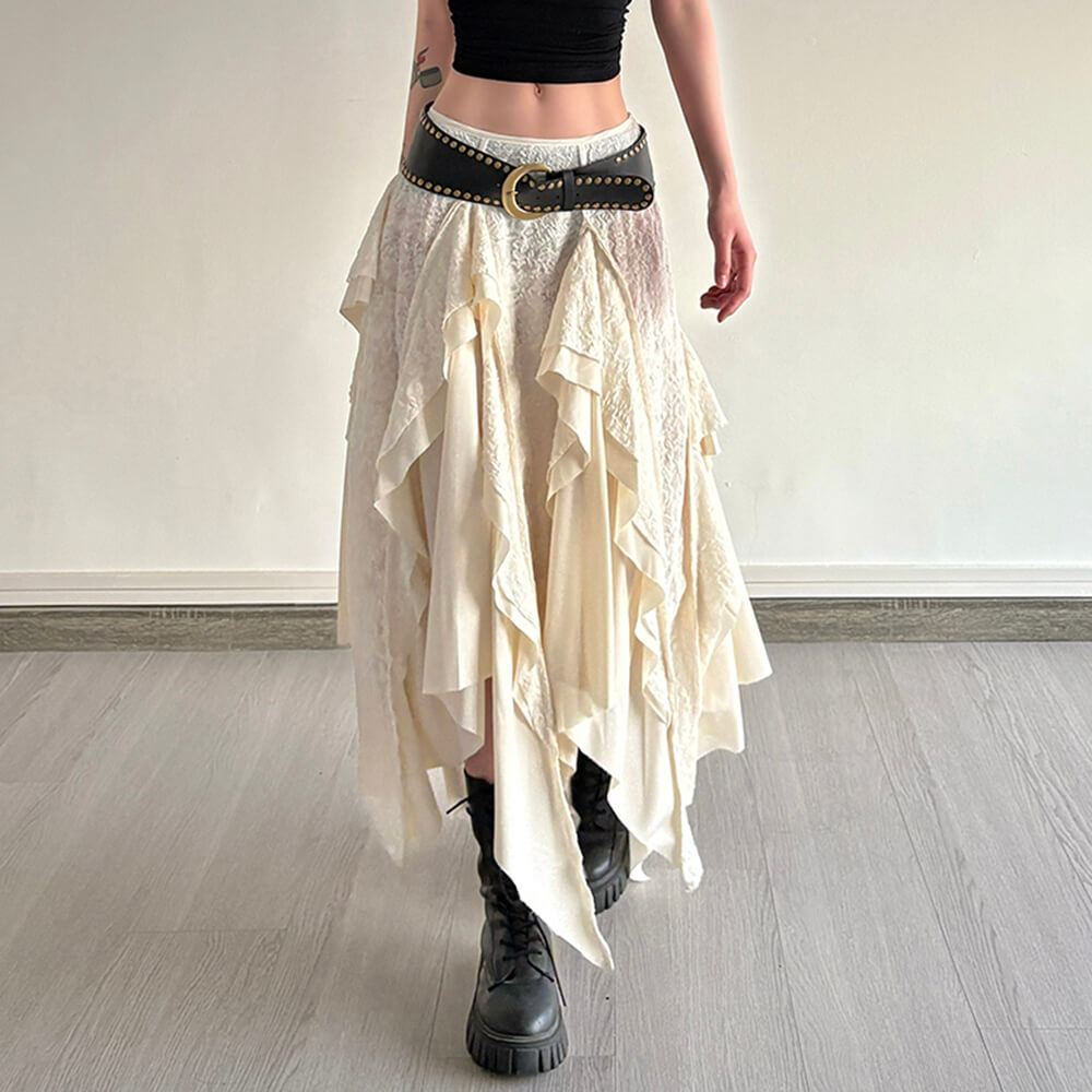VILZSTUDIOS Asymmetrical maxi skirt from VILZSTUDIOS