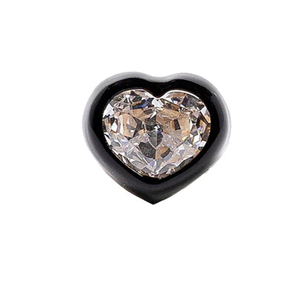 VILZSTUDIOS Adjustable heart ring in a bold Y2K style