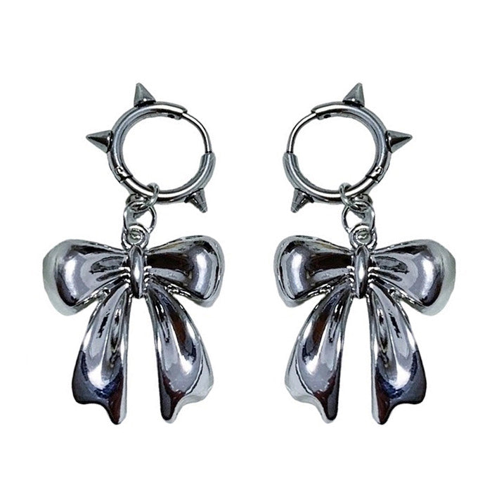 VILZSTUDIOS Stylish bowknot earrings made from zinc alloy