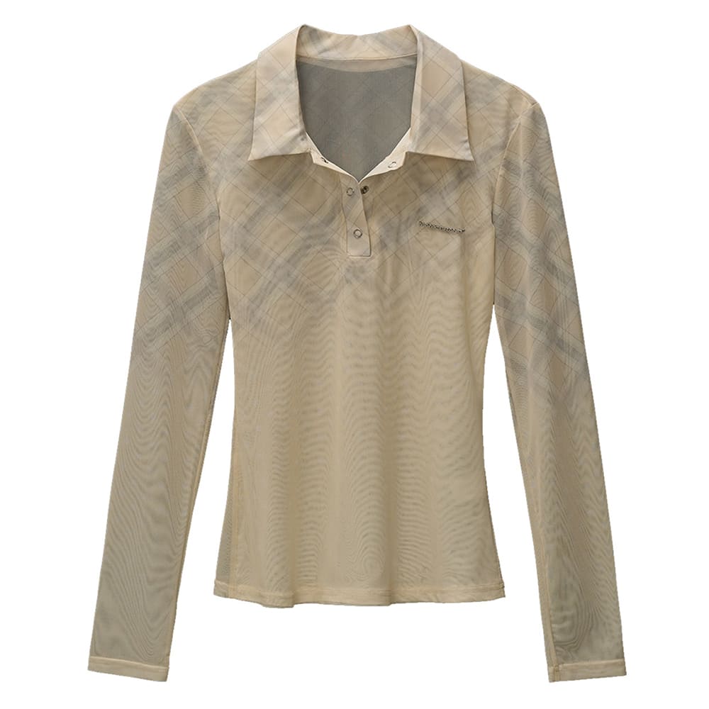 VILZSTUDIOS Y2K checkered tailored shirt from VILZSTUDIOS