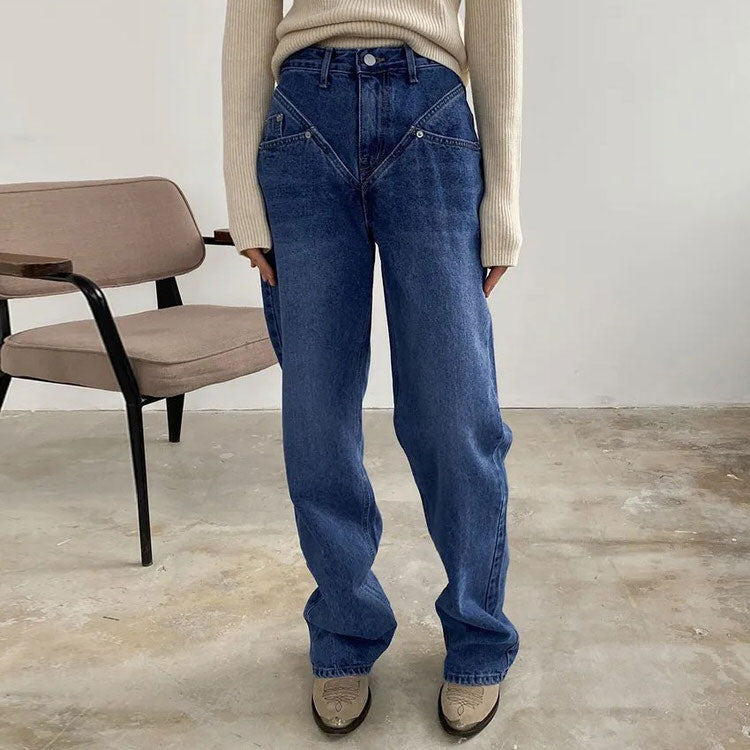 VILZSTUDIOS Stylish wide leg jeans for streetwear fashion