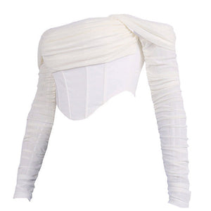 VILZSTUDIOS Y2K corset style top from VILZSTUDIOS