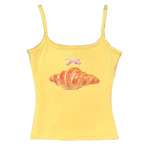 VILZSTUDIOS Y2K Croissant Graphic Tank Top product image