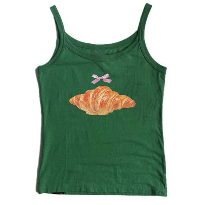 VILZSTUDIOS Y2K Croissant Graphic Tank Top product image