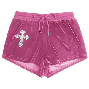 VILZSTUDIOS Stylish shorts with rhinestone detailing