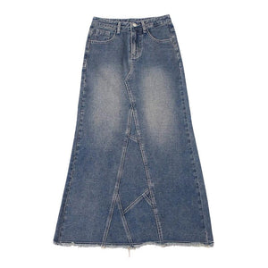 VILZSTUDIOS Y2K denim long skirt from VILZSTUDIOS