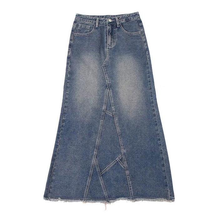 VILZSTUDIOS Y2K denim long skirt from VILZSTUDIOS