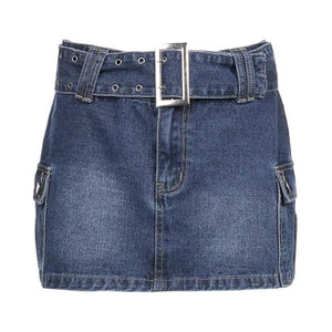 VILZSTUDIOS Stylish Y2K denim skirt from VILZSTUDIOS