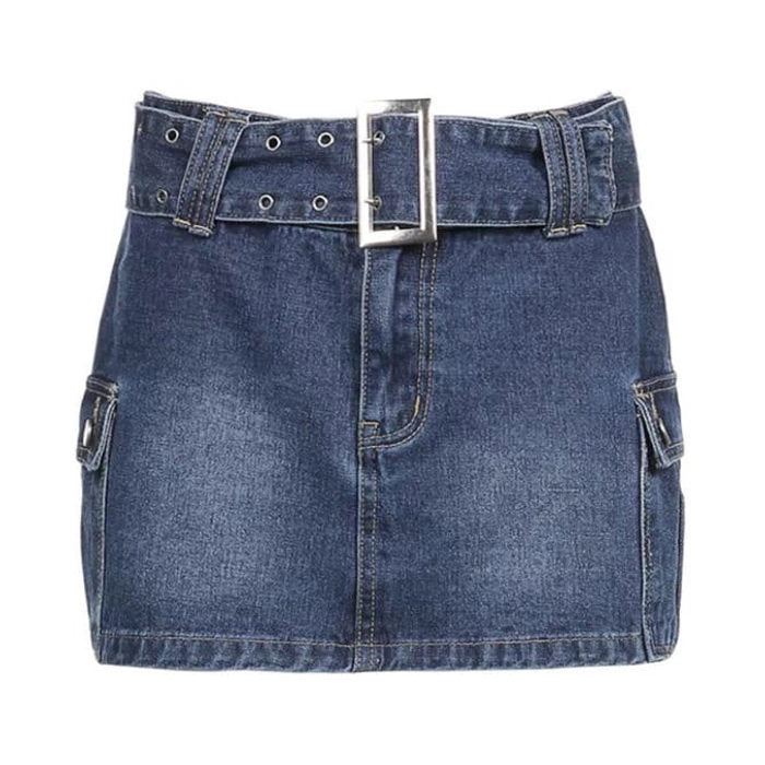 VILZSTUDIOS Stylish Y2K denim skirt from VILZSTUDIOS