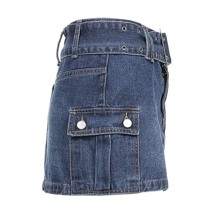 VILZSTUDIOS Stylish Y2K denim skirt from VILZSTUDIOS