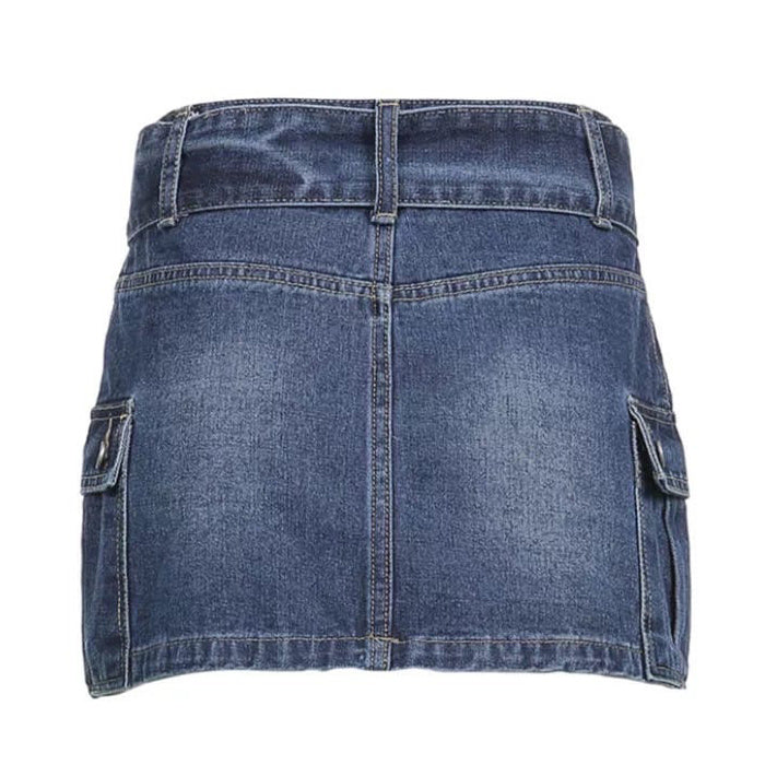 VILZSTUDIOS Stylish Y2K denim skirt from VILZSTUDIOS