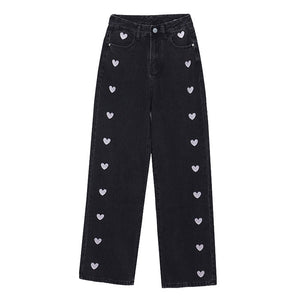 VILZSTUDIOS Distressed black jeans for streetwear fashion