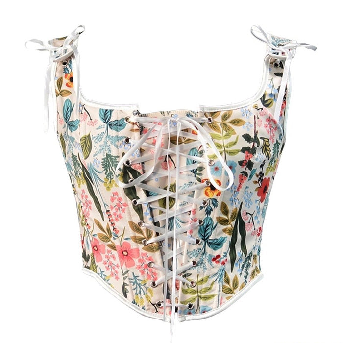 VILZSTUDIOS Floral design corset for stylish women