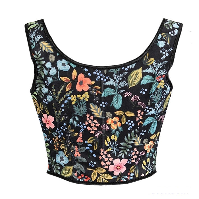 VILZSTUDIOS Floral design corset for stylish women